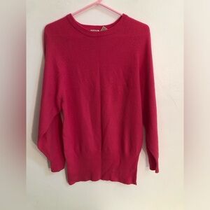 Rafferty Sweater Women's Medium Lambswool Pink *Small Flaw